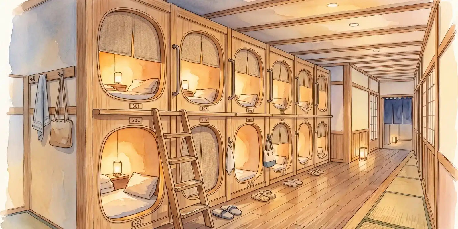 Wie ist es wirklich, in einem japanischen Kapselhotel zu übernachten?