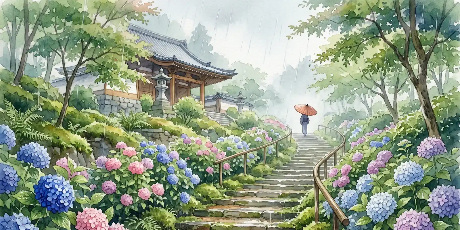 Hydrangeas in Japan (Ajisai): The Flower That Only Looks This Beautiful Because It's Raining