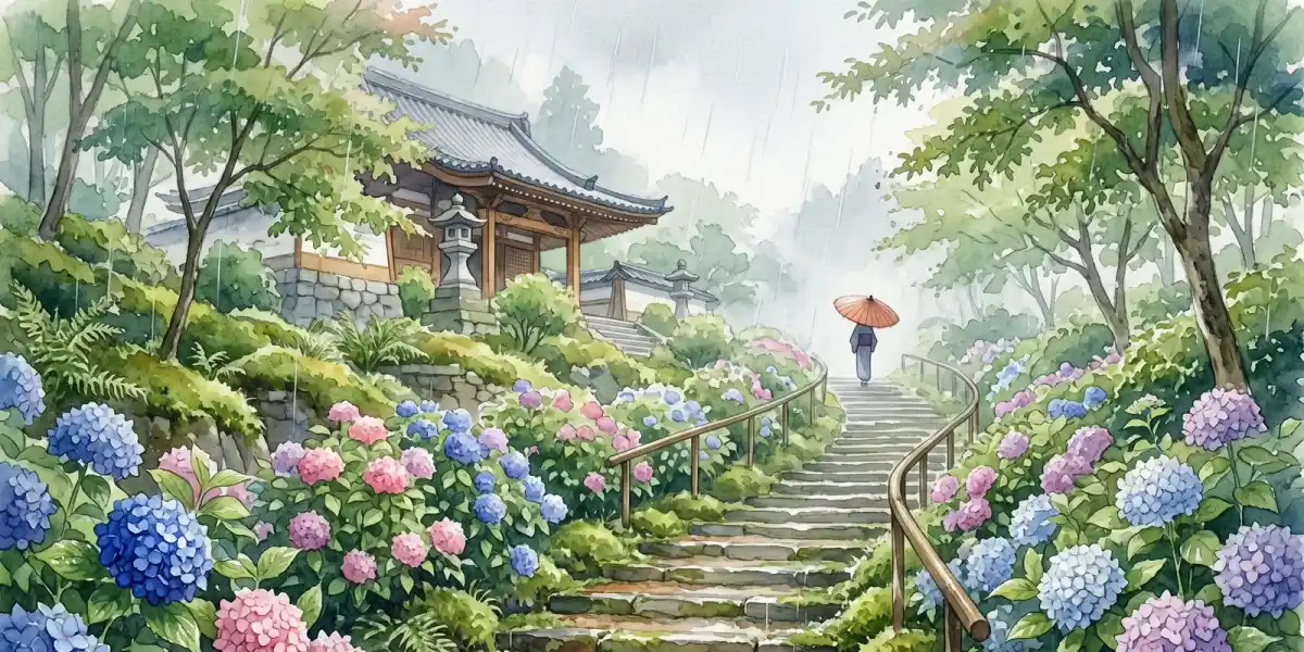 Hydrangeas in Japan (Ajisai): The Flower That Only Looks This Beautiful Because It's Raining
